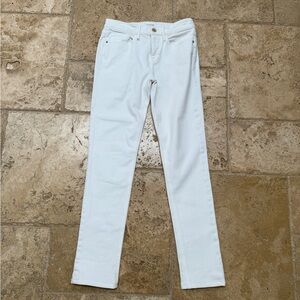 Frame le Nik Denim Women's Bright White Skinny Jeans, NEW